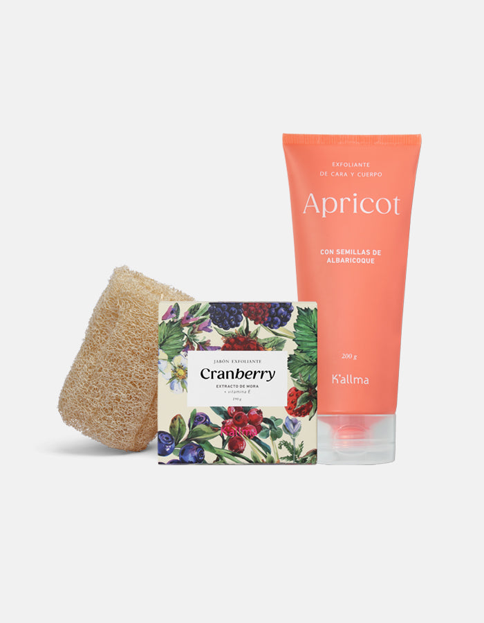 Pack Exfoliante + Jabon exfoliante + Lufa