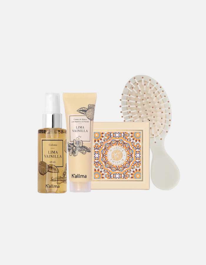 Pack Colonia Mini + Crema de Manos + Jabón Mandala + Peine