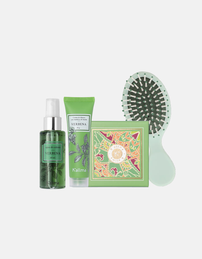 Pack Colonia Mini + Crema de Manos + Jabón Mandala + Peine