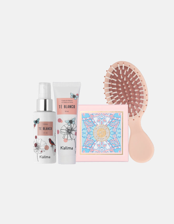 Pack Colonia Mini + Crema de Manos + Jabón Mandala + Peine