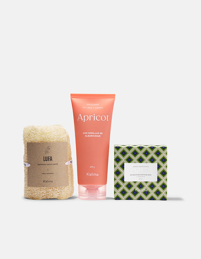 Pack Exfoliante + Jabón exfoliante + Lufa