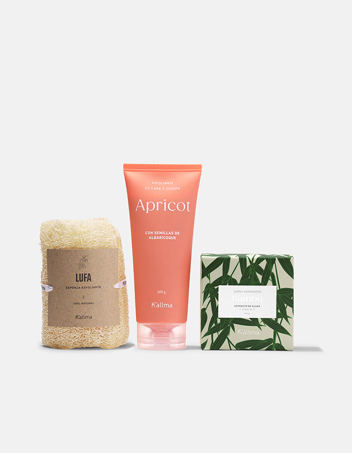 Pack Exfoliante + Jabón exfoliante + Lufa