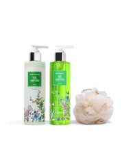 Pack Crema Hidratante + Jabon Liquido + Esponja