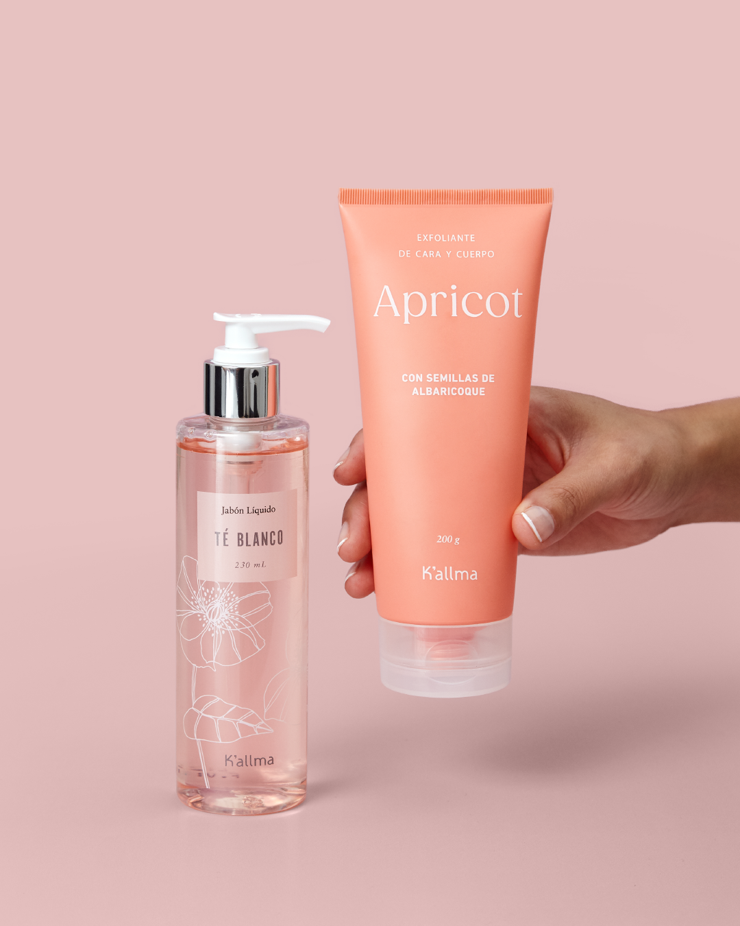 Pack Mamá Exfoliante Apricot y Jabón Líquido Té Blanco