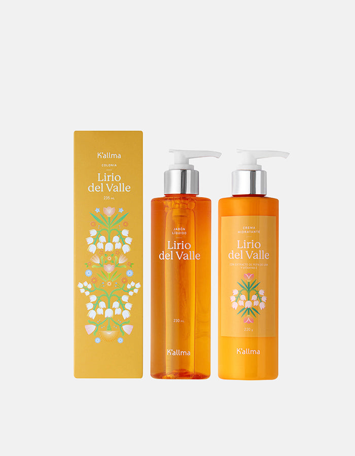 Pack Colonia + Crema Hidratante + Jabon Liquido Lirio del Valle