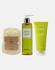 Pack Exfoliante + Jabon Líquido + Lufa