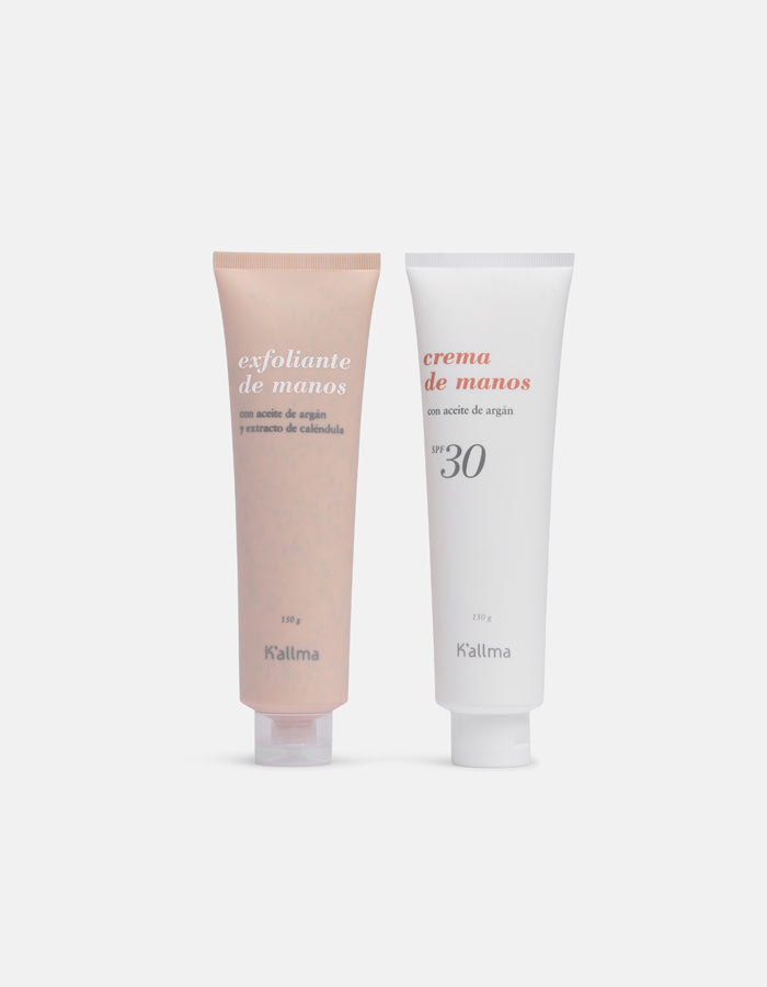 Pack Exfoliante de Manos + Crema de manos SPF 30