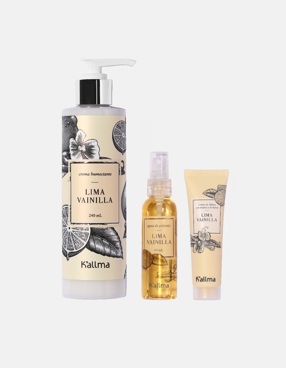 Pack Crema Hidratante + Colonia Mini + Crema de manos