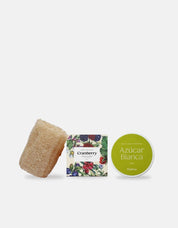 Pack Exfoliante Azucar Blanca + Jabon Exfoliante Cranberry + Lufa