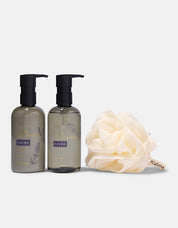 Pack Crema Hidratante + Jabón Líquido + Esponja Flor