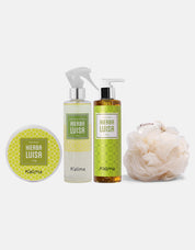 Pack Aceite Trifásico + Jabón Líquido + Body Butter + Esponja
