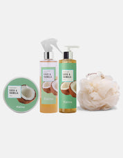 Pack Aceite Trifásico + Jabón Líquido + Body Butter + Esponja