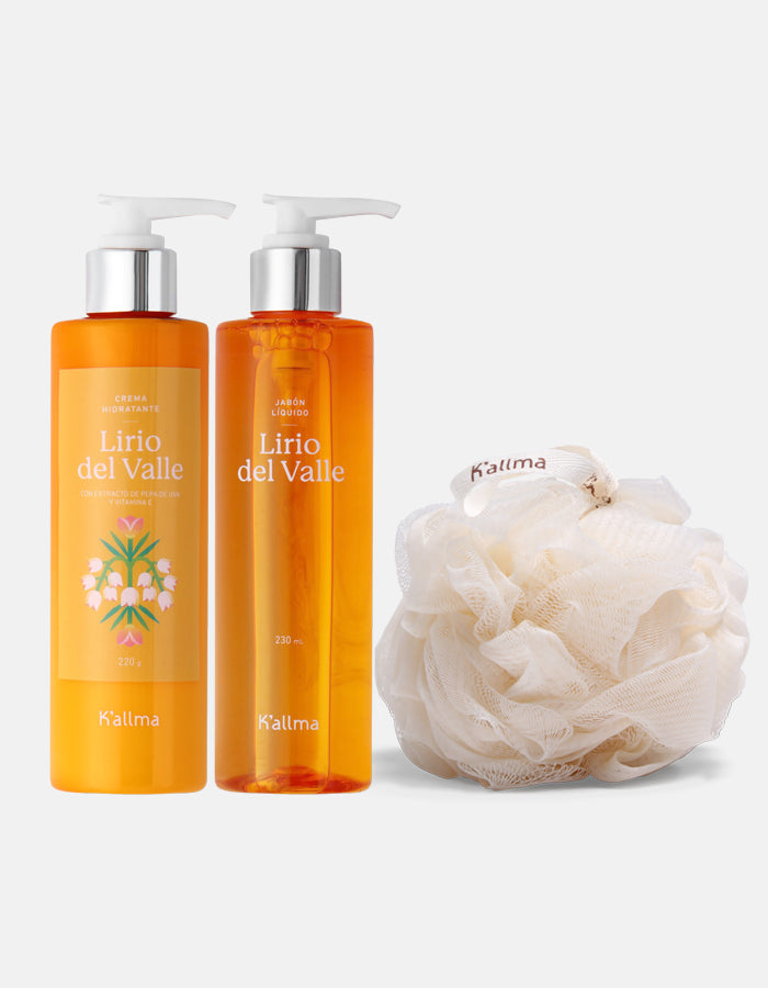 Pack Crema Hidratante + Jabón Líquido + Esponja