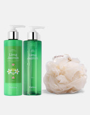 Pack Crema Hidratante + Jabón Líquido + Esponja