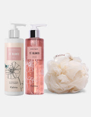 Pack Crema Hidratante + Jabón Líquido + Esponja