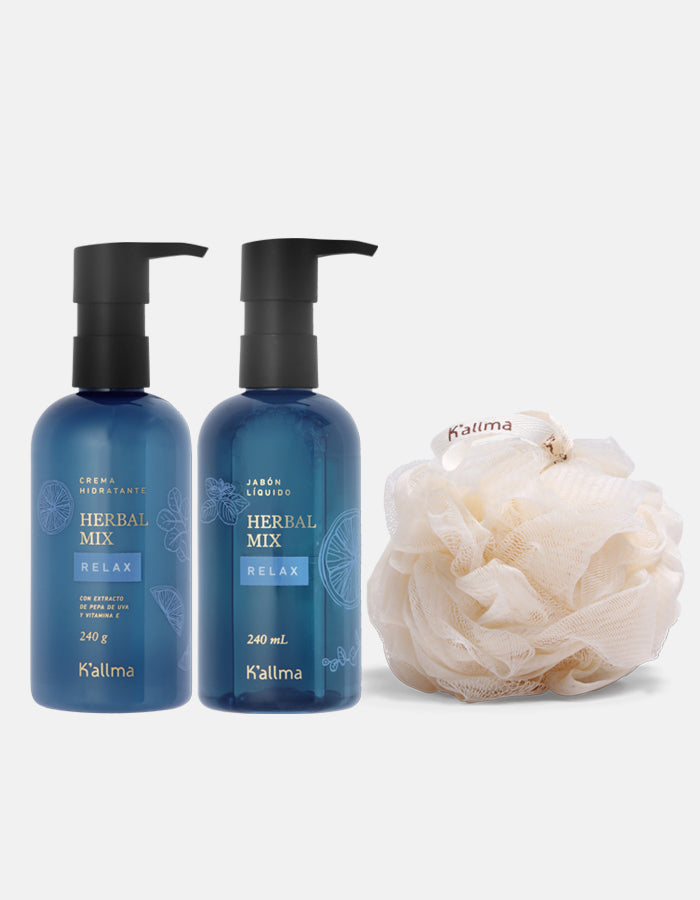 Pack Crema Hidratante + Jabón Líquido + Esponja
