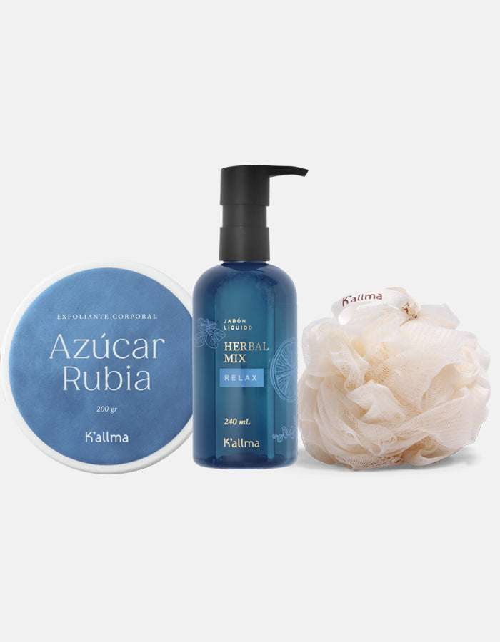 Pack Exfoliante + Jabón Líquido + Esponja