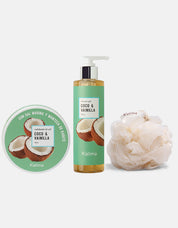 Pack Exfoliante + Jabón Líquido + Esponja