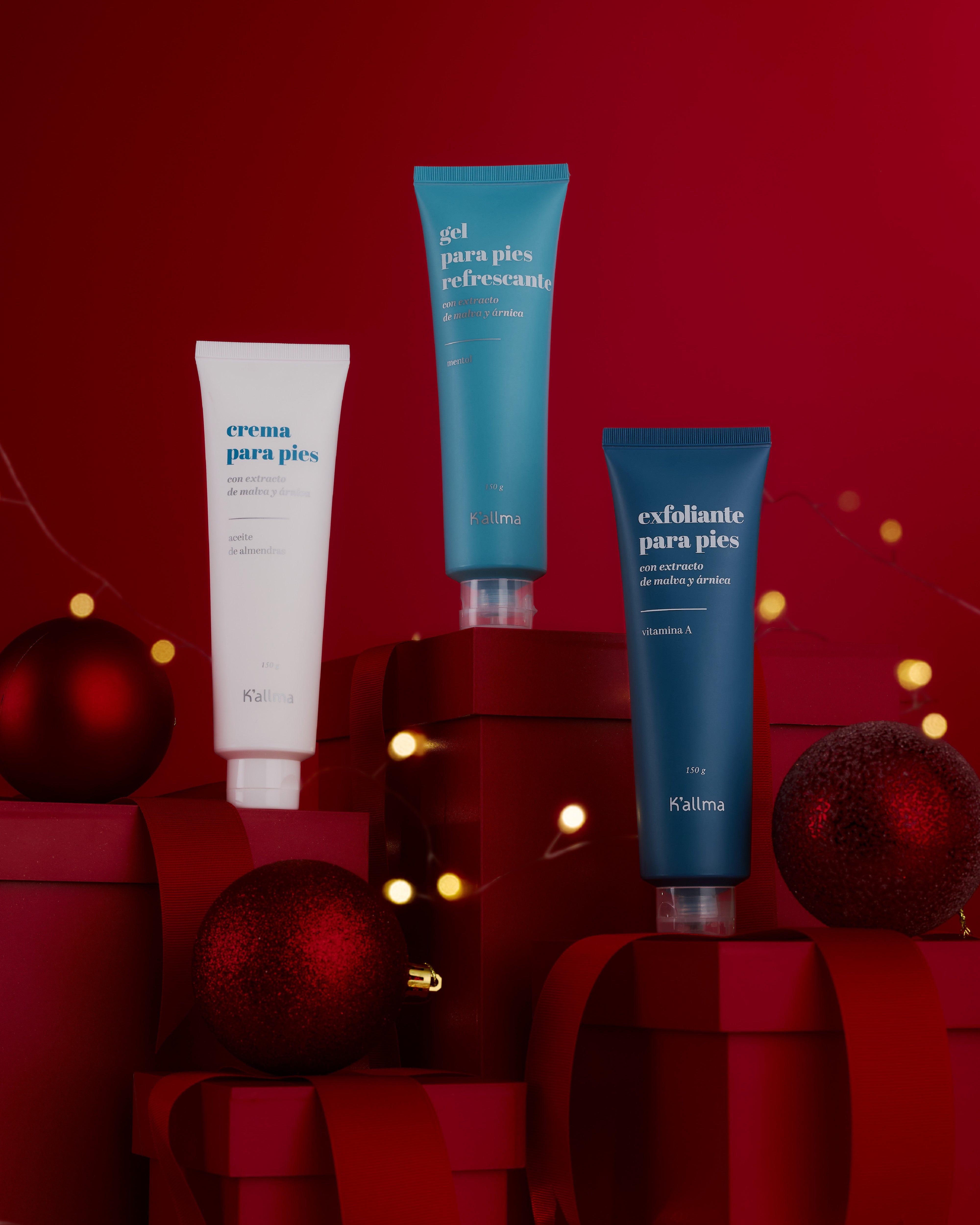 Pack Exfoliante de pies + Gel de pies + Crema de pies