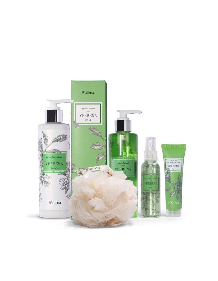 Pack Colonia+ Crema Hidratante + Jabon Liquido + Colonia Mini + Crema de manos + Esponja