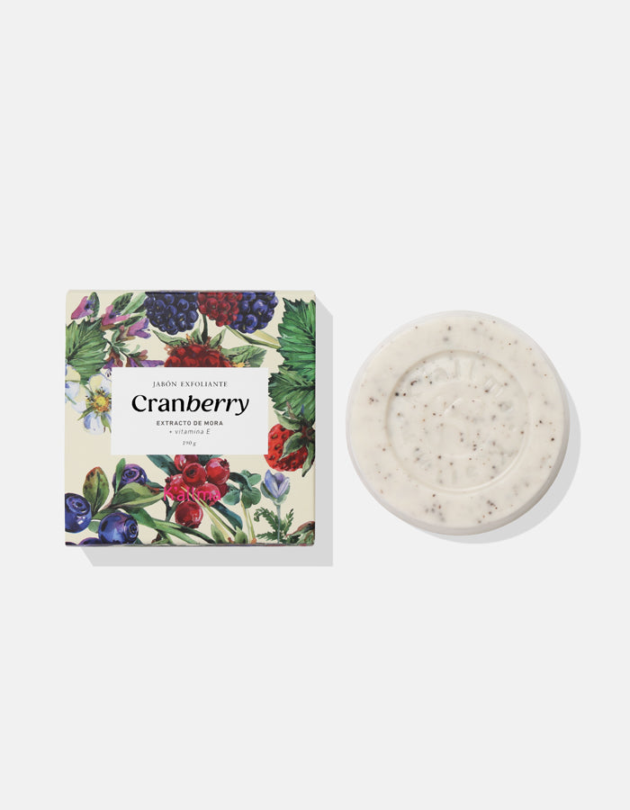 Jabón Exfoliante de Cranberry