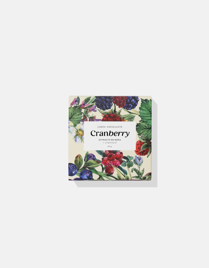 Jabón Exfoliante de Cranberry